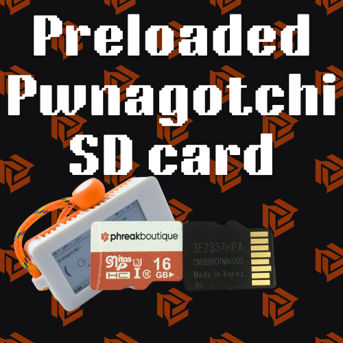 Preloaded Pwnagotchi SD Card