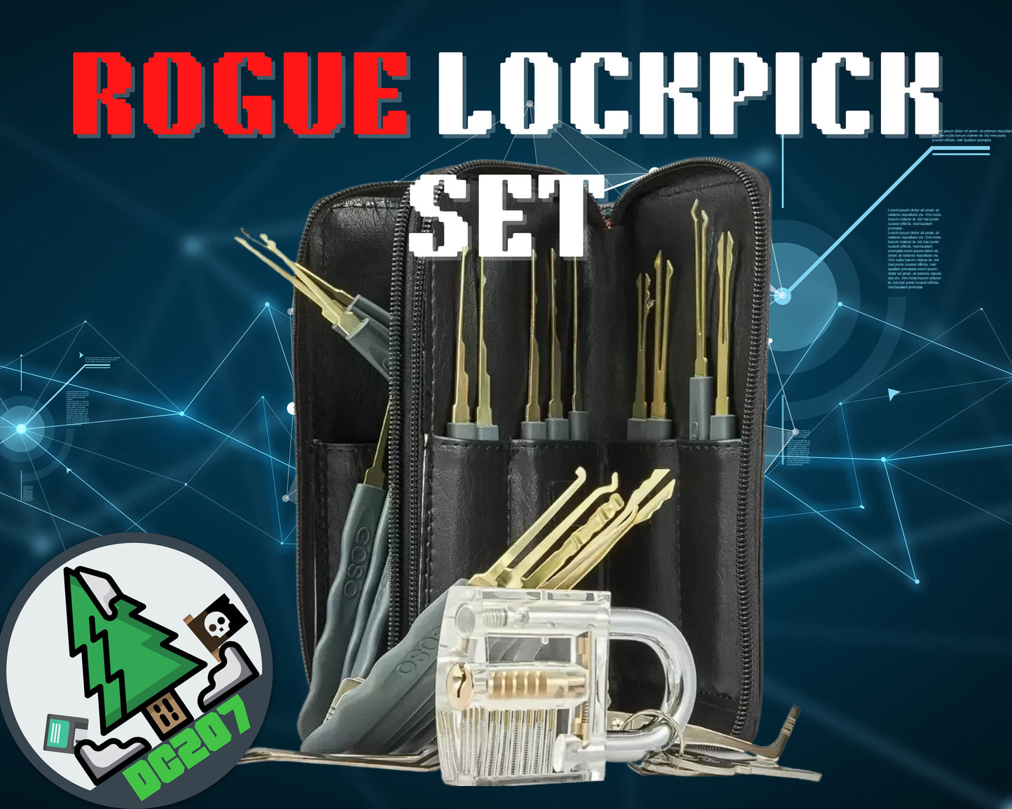 Rogue Lockpick Set (Ships next day!)